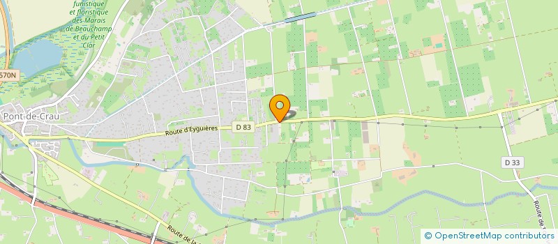 localisation de l'entreprise LES HAMEAUX DE CAMARGUE à ARLES
