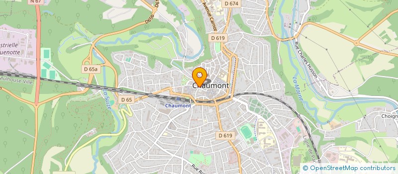 localisation de l'entreprise LES HAMECONS CIBLES à CHAUMONT