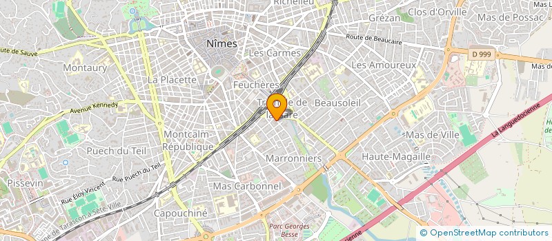 localisation de l'entreprise LES HANDICAPES ONT DU TALENT à NIMES
