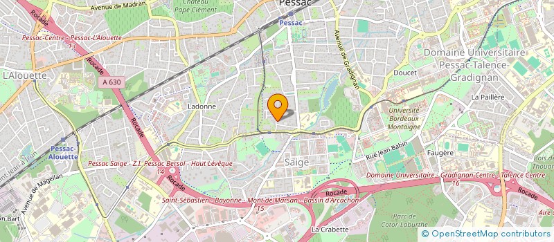 localisation de l'entreprise LES HANG'ART FRANCAIS à PESSAC
