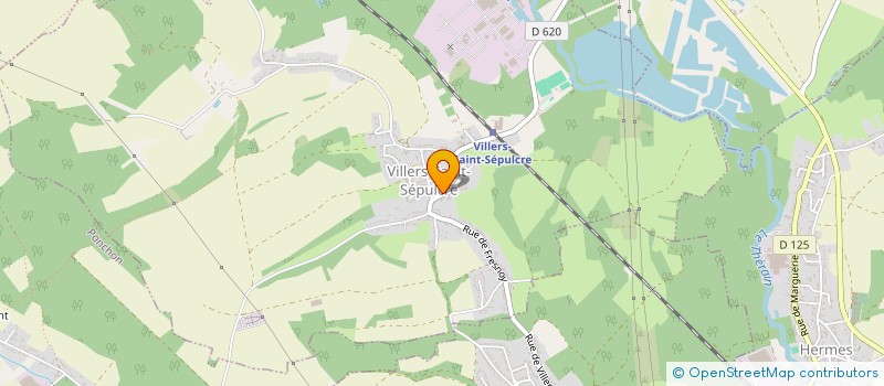 localisation de l'entreprise LES HANGARS DE JIMMY  VILLERS-SAINT-SEPULCRE