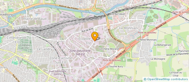 localisation de l'entreprise LES HANNETONS LE VRAC'VOLANT à CESSON-SEVIGNE
