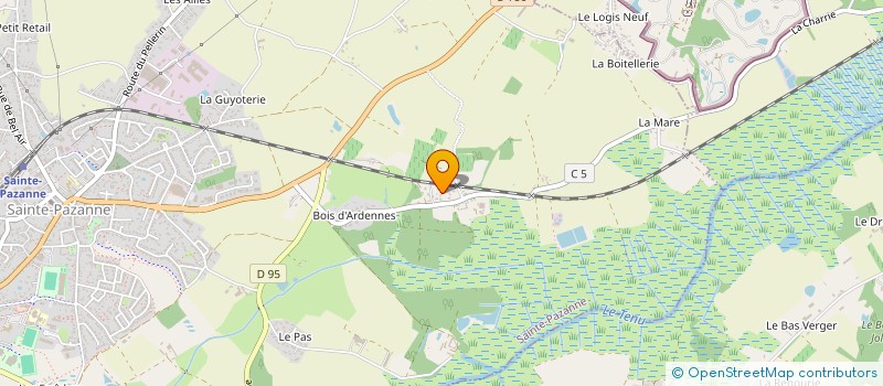 localisation de l'entreprise LES HAPPYCULTEURS à SAINTE-PAZANNE
