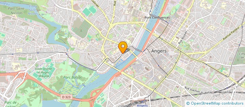 localisation de l'entreprise LES HAPPYS  ANGERS
