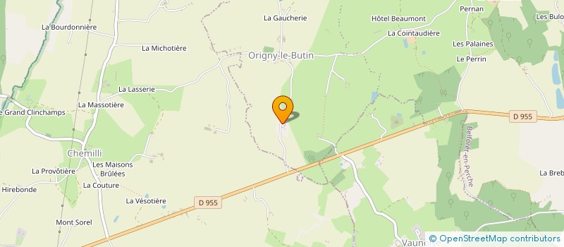 localisation de l'entreprise LES HARAS DE L'AUBRIERE à IGE