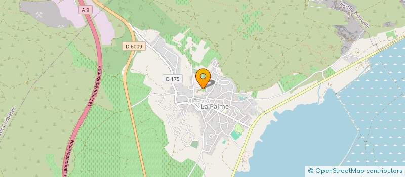 localisation de l'entreprise LES HARAS DE LA PALME  LA PALME