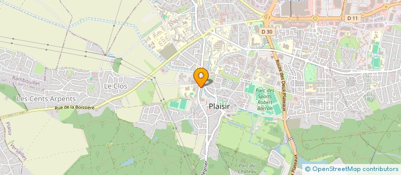 localisation de l'entreprise LES HARMONIQUES (ENSEMBLE VOCALE DE VERSAILLES) à PLAISIR