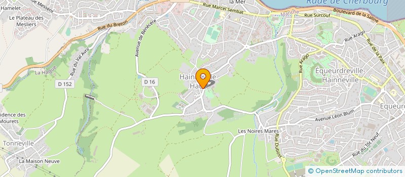 localisation de l'entreprise LES HAUBANS à CHERBOURG-EN-COTENTIN