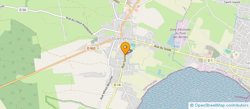 localisation de l'entreprise LES HAUBANS  QUETTEHOU