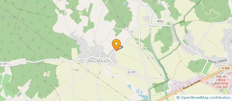 localisation de l'entreprise LES HAUTES CHARNIERES  ROU-MARSON