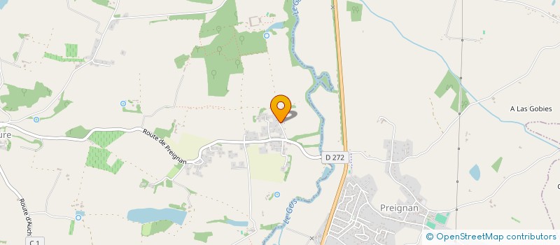 localisation de l'entreprise LES HAUTES HERBES  ROQUELAURE