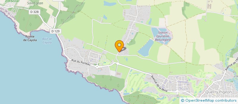 localisation de l'entreprise LES HAUTES MERS  TALMONT-SAINT-HILAIRE