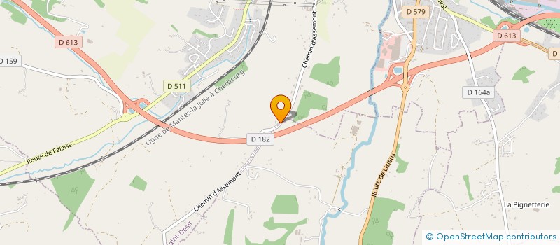 localisation de l'entreprise LES HAUTES PIERRES  SAINT-DESIR