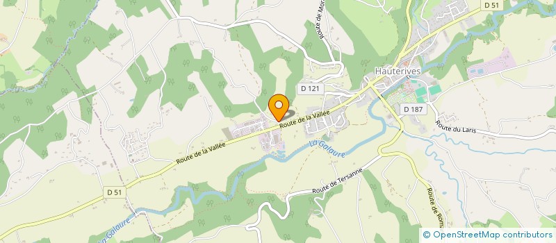 localisation de l'entreprise LES HAUTES RIVES  LYON 3EME