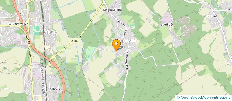 localisation de l'entreprise LES HAUTES TERRES à MOGNEVILLE