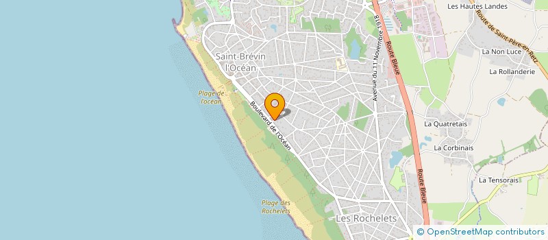 localisation de l'entreprise LES HAUTES TERRES à SAINT-BREVIN-LES-PINS