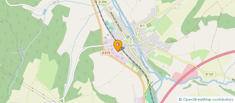 localisation de l'entreprise LES HAUTS BOIS à ROLAMPONT