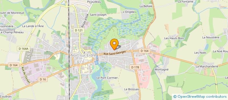 localisation de l'entreprise LES HAUTS BOIS à NANTES