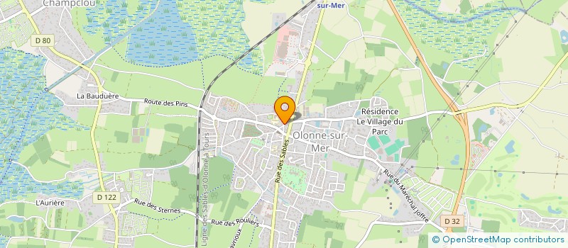 localisation de l'entreprise LES HAUTS D'OLONNE à LES SABLES D'OLONNE