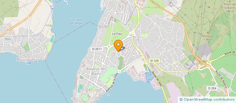 localisation de l'entreprise LES HAUTS DE BALARUC II  BALARUC-LES-BAINS