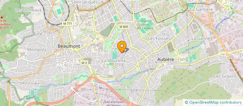 localisation de l'entreprise LES HAUTS DE BEAUMONT  BEAUMONT