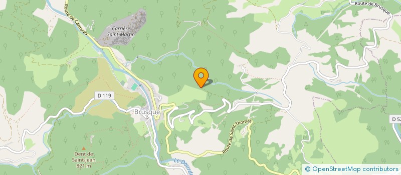 localisation de l'entreprise LES HAUTS DE BLANC  PEUX-ET-COUFFOULEUX