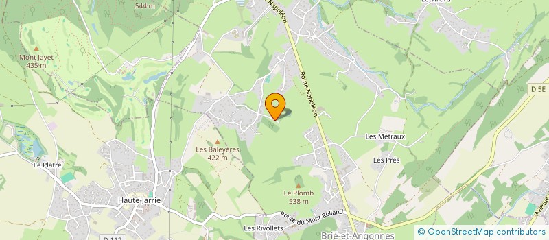 localisation de l'entreprise LES HAUTS DE BRIE  BRIE-ET-ANGONNES