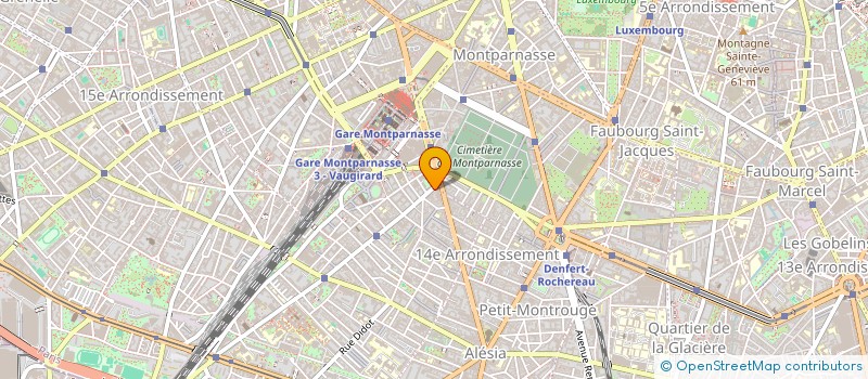localisation de l'entreprise LES HAUTS DE BRINON à PARIS