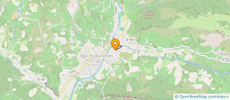 localisation de l'entreprise LES HAUTS DE BUIS à BUIS-LES-BARONNIES