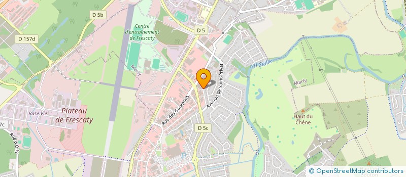 localisation de l'entreprise LES HAUTS DE CANTEBONNE à MARLY