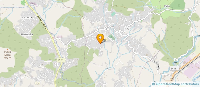 localisation de l'entreprise LES HAUTS DE CAPITELLO à AFA