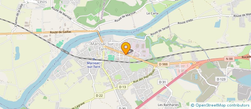 localisation de l'entreprise LES HAUTS DE CERNIERES à MARSSAC-SUR-TARN
