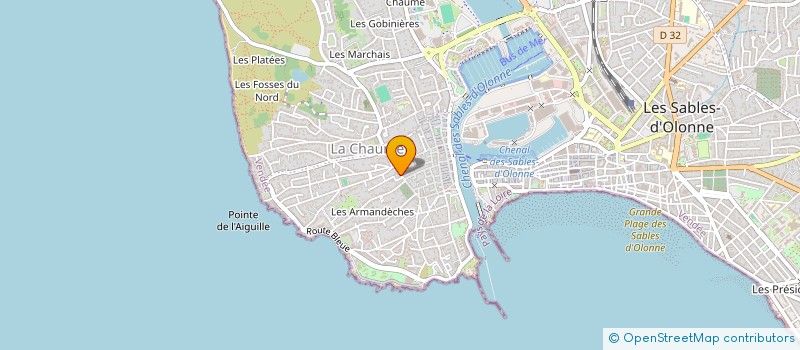 localisation de l'entreprise LES HAUTS DE CHAUME à LES SABLES D'OLONNE