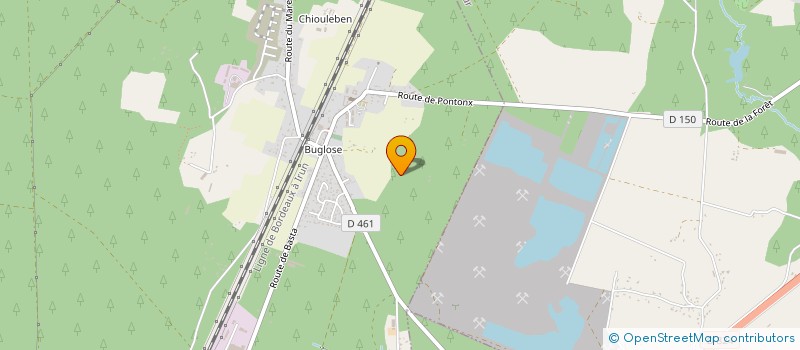 localisation de l'entreprise LES HAUTS DE FONTAINES  ANGOUME