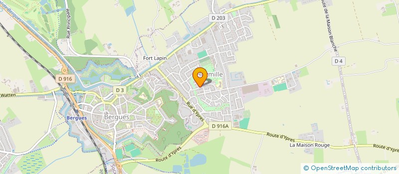 localisation de l'entreprise LES HAUTS DE FRANCE  HOYMILLE