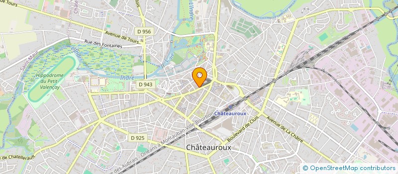 localisation de l'entreprise LES HAUTS DE FRESSANGES à CHATEAUROUX