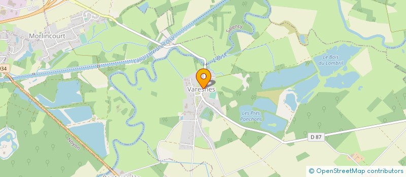 localisation de l'entreprise LES HAUTS DE GAMME  VARESNES