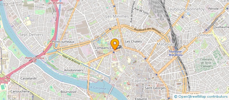 localisation de l'entreprise LES HAUTS DE GREZES à TOULOUSE