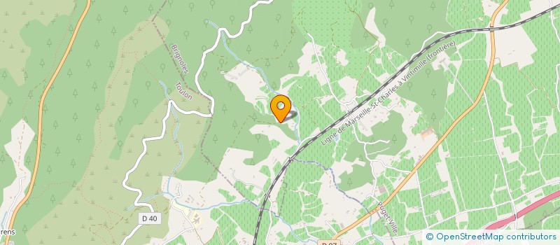 localisation de l'entreprise LES HAUTS DE GUIOLS  PIERREFEU-DU-VAR