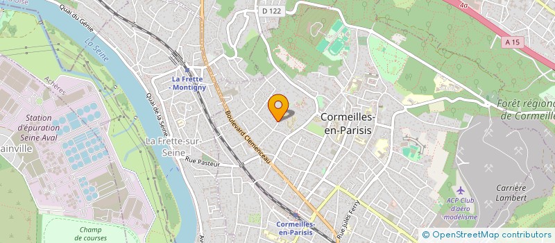 localisation de l'entreprise LES HAUTS DE L'ABBAYE  CORMEILLES-EN-PARISIS