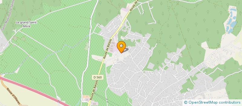 localisation de l'entreprise LES HAUTS DE L'ARC  POURCIEUX