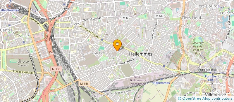 localisation de l'entreprise LES HAUTS DE L'HUMOUR à LILLE