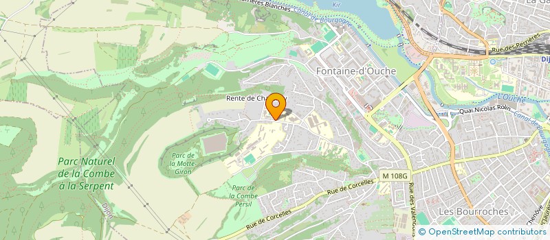 localisation de l'entreprise LES HAUTS DE LA COMBE à DIJON