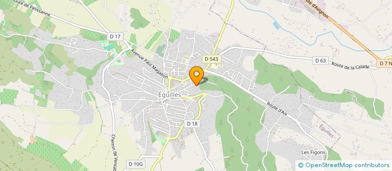 localisation de l'entreprise LES HAUTS DE LA POLITRE  EGUILLES