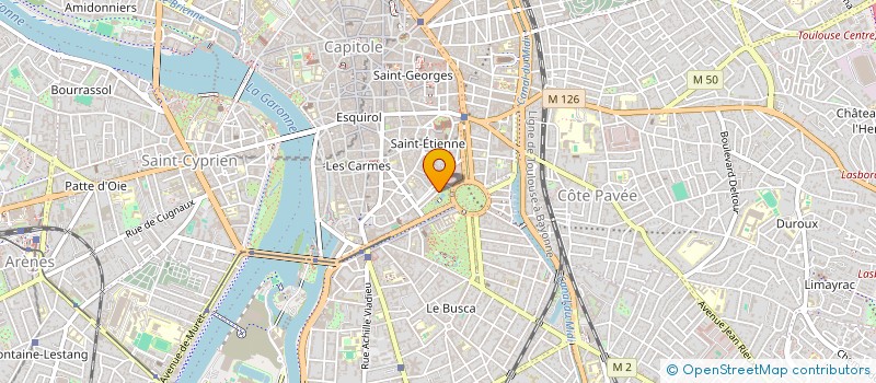 localisation de l'entreprise LES HAUTS DE LACROIX à TOULOUSE