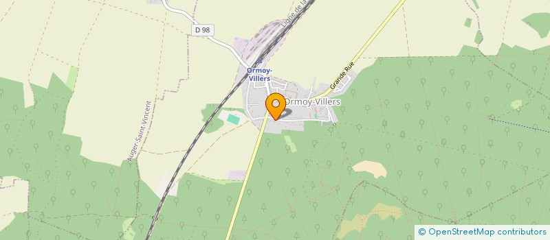 localisation de l'entreprise LES HAUTS DE LAON  ORMOY-VILLERS