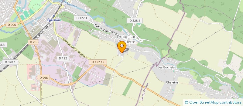 localisation de l'entreprise LES HAUTS DE LAVA à DROUE-SUR-DROUETTE