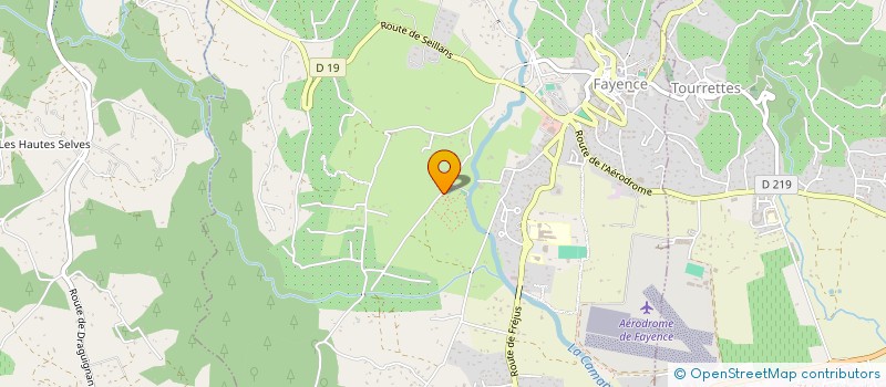 localisation de l'entreprise LES HAUTS DE LOIRE à FAYENCE