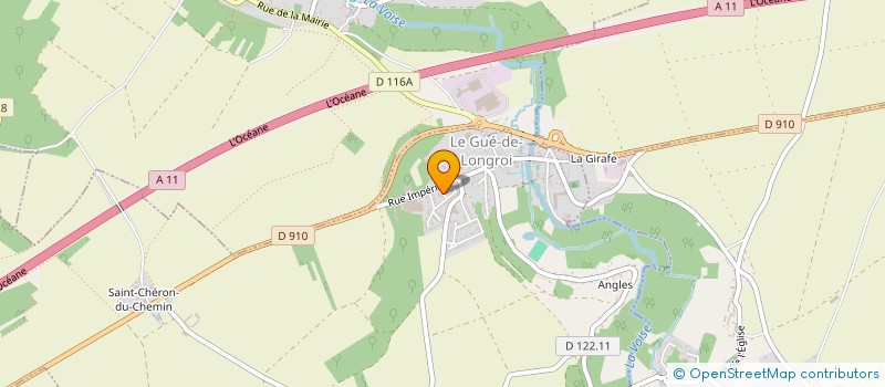 localisation de l'entreprise LES HAUTS DE LONGROI à LE GUE-DE-LONGROI