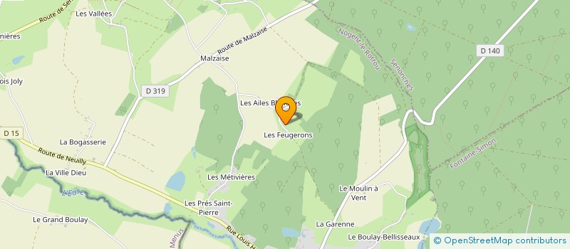 localisation de l'entreprise LES HAUTS DE MANOU NATURE ET PATRIMOINE à MANOU